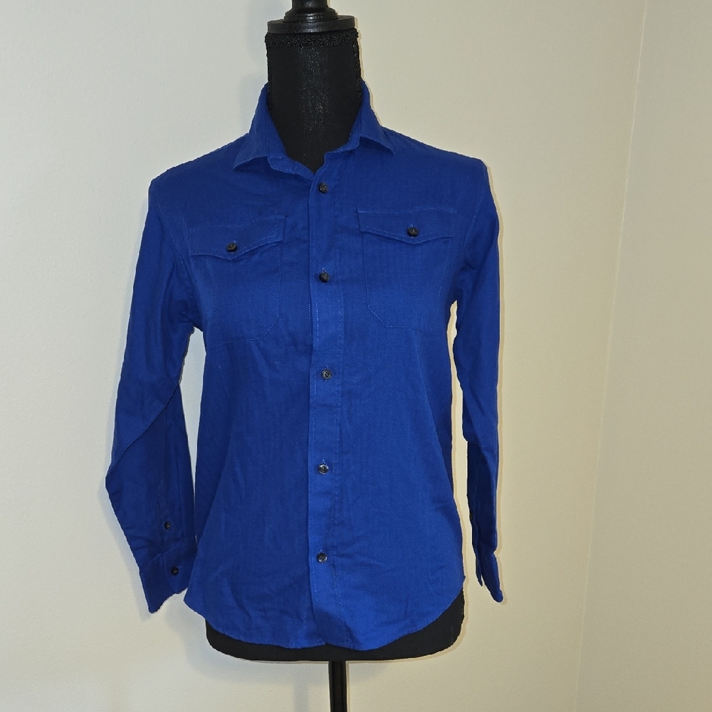 Vintage Kid's Izod Royal Blue Shirt